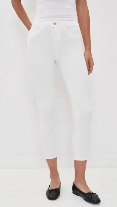 L'Agence Margot High Rise Skinny Jeans Blanc 24 | Thumbnail 2