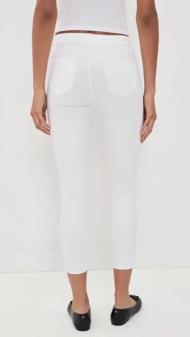 L'Agence Margot High Rise Skinny Jeans Blanc 24 | Thumbnail 3