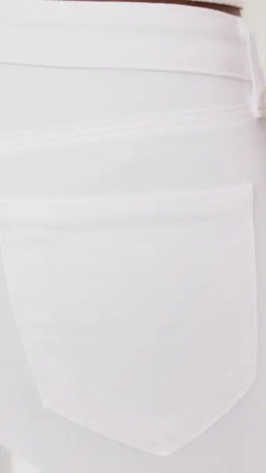 L'Agence Margot High Rise Skinny Jeans Blanc 24 | Thumbnail 6