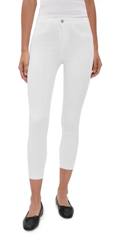 L'Agence Margot High Rise Skinny Jeans Blanc 24 | Thumbnail 1