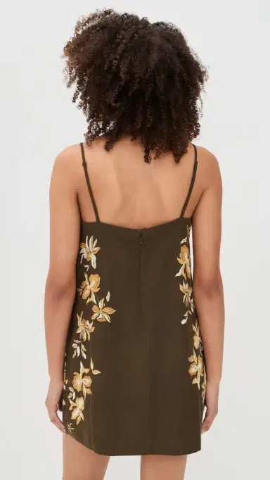 Hemant & Nandita Mini Dress Brown | Thumbnail 3