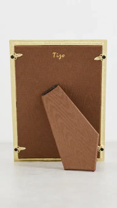 Tizo Design Enameled Gold Frame Pink 5x7 | Thumbnail 5
