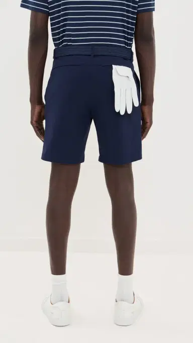 RLX Ralph Lauren On Course Matte Stretch Nylon Shorts 8 Refined Navy 33 | Thumbnail 3