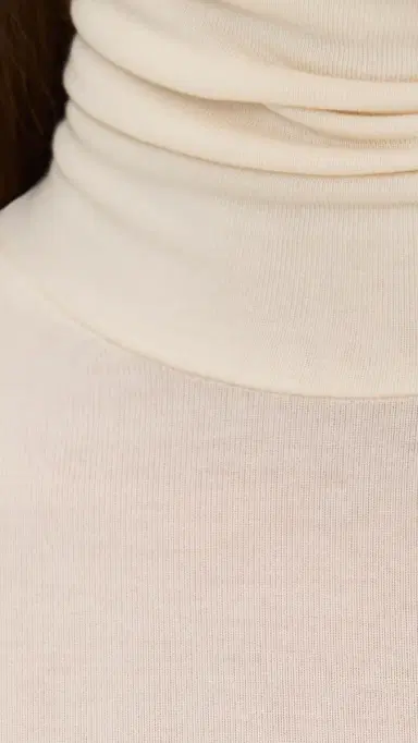 AGOLDE Pascale Turtleneck Oat Milk L | Thumbnail 6