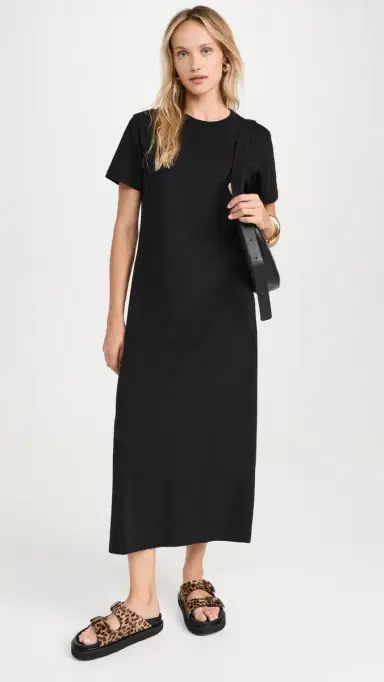 Sold Out NYC The Perfect Tee Dress in Black Black M | Thumbnail 2 Sold Out NYC The Perfect Tee Dress in Black Black M | Thumbnail 2