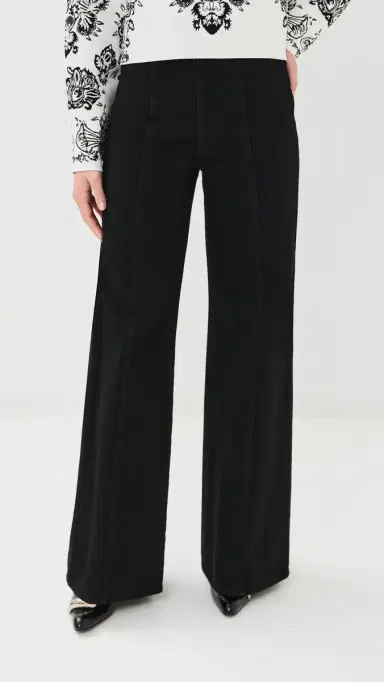Ulla Johnson The Bianca Wide Leg Jeans Noir 25 | Thumbnail 2 Ulla Johnson The Bianca Wide Leg Jeans Noir 25 | Thumbnail 2