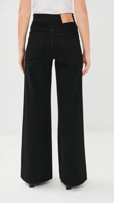 Ulla Johnson The Bianca Wide Leg Jeans Noir 25 | Thumbnail 3 Ulla Johnson The Bianca Wide Leg Jeans Noir 25 | Thumbnail 3