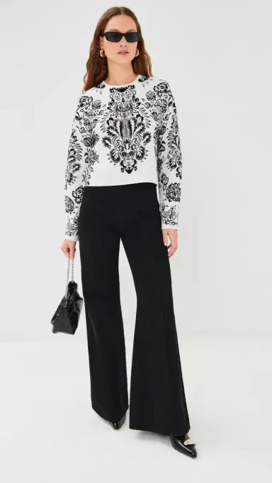 Ulla Johnson The Bianca Wide Leg Jeans Noir 25 | Thumbnail 5 Ulla Johnson The Bianca Wide Leg Jeans Noir 25 | Thumbnail 5