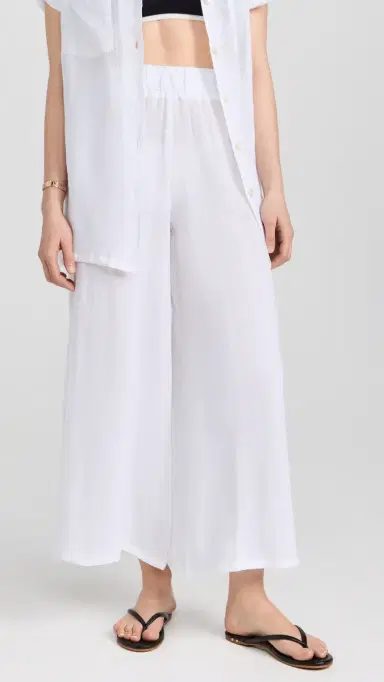 Vitamin A Tallows Wide Leg Pants White | Thumbnail 2