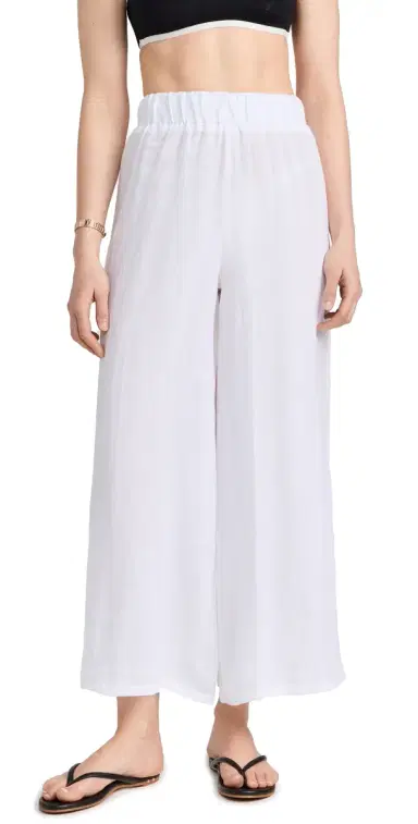 Vitamin A Tallows Wide Leg Pants White | Thumbnail 1