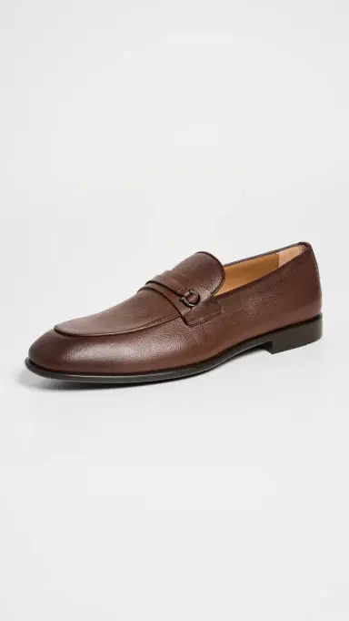 FERRAGAMO Desio Leather Loafers Cocoa Brown | Thumbnail 2 FERRAGAMO Desio Leather Loafers Cocoa Brown | Thumbnail 2