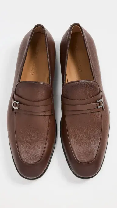 FERRAGAMO Desio Leather Loafers Cocoa Brown | Thumbnail 4 FERRAGAMO Desio Leather Loafers Cocoa Brown | Thumbnail 4