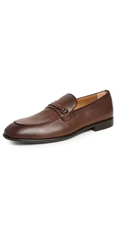 FERRAGAMO Desio Leather Loafers Cocoa Brown | Thumbnail 1 FERRAGAMO Desio Leather Loafers Cocoa Brown | Thumbnail 1
