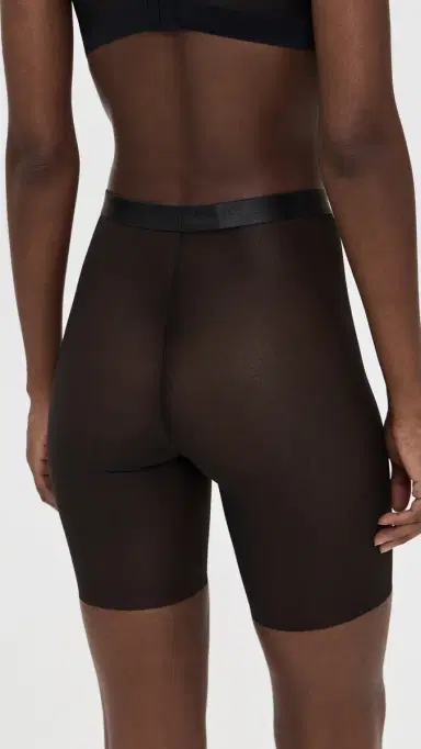 SPANX Mid Thigh Mesh horts Very Black | Thumbnail 3