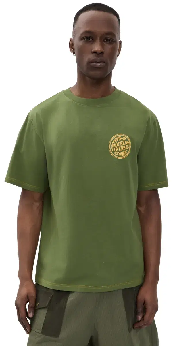Poster Tee Olive