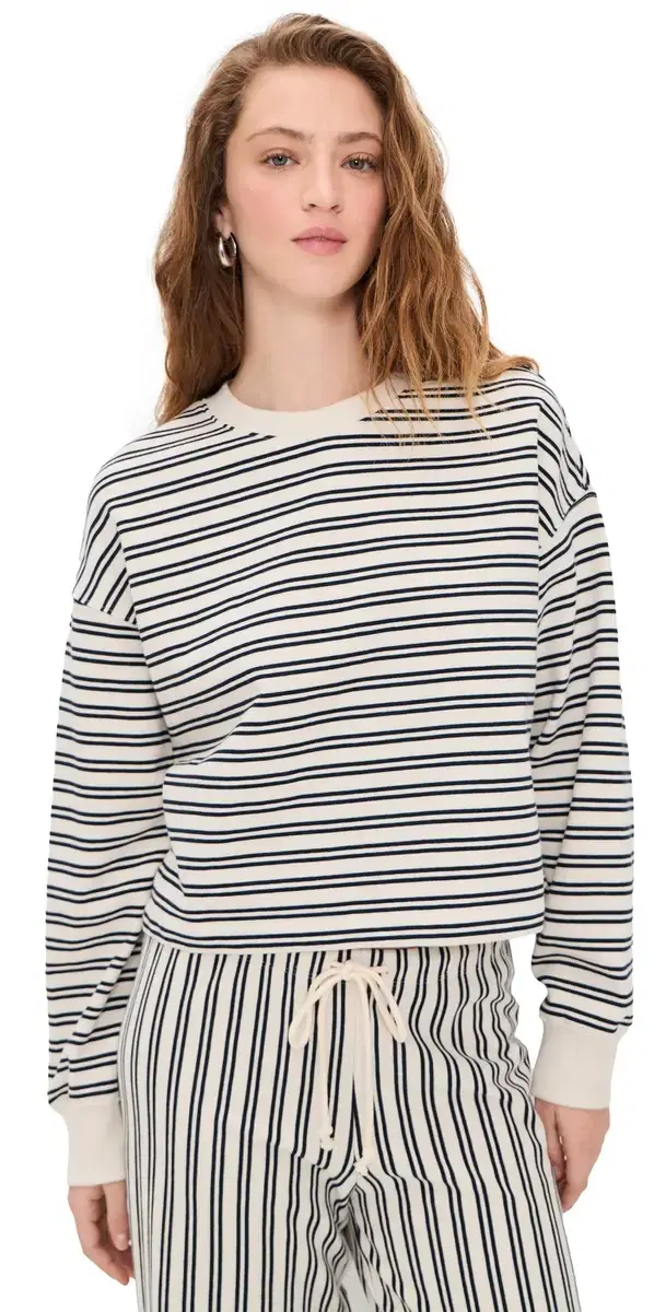 Isabelle weatshirt Natural/Navy