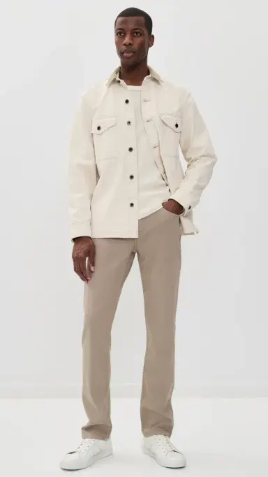 PAIGE Federal Transcend Slim Straight Jeans - 32 Toasted Almond 29 | Thumbnail 5