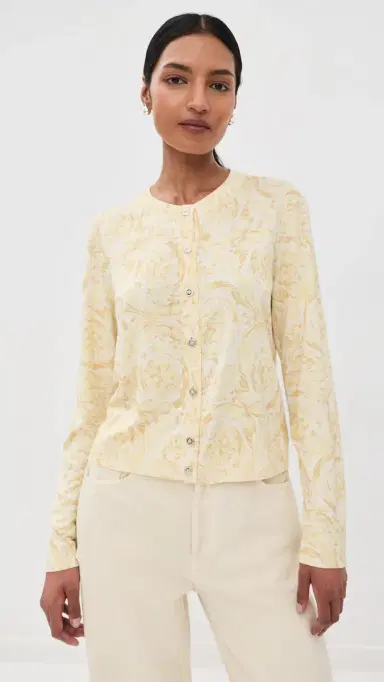 Versace Knit Sweater Washed Out Gold | Thumbnail 2 Versace Knit Sweater Washed Out Gold | Thumbnail 2