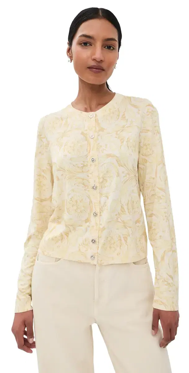 Versace Knit Sweater Washed Out Gold