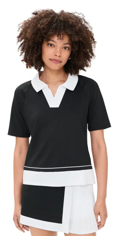 Goldbergh Piccola Polo Top Black S | Thumbnail 1