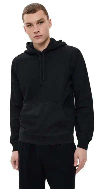 REIGNING CHAMP Midweight Terry Standard Hoodie Black | Thumbnail 1 REIGNING CHAMP Midweight Terry Standard Hoodie Black | Thumbnail 1