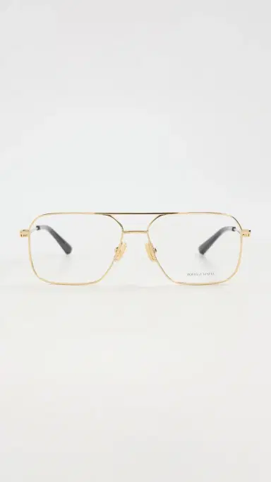 Bottega Veneta BV1384O Glasses Gold/Transparent One Size | Thumbnail 2 Bottega Veneta BV1384O Glasses Gold/Transparent One Size | Thumbnail 2