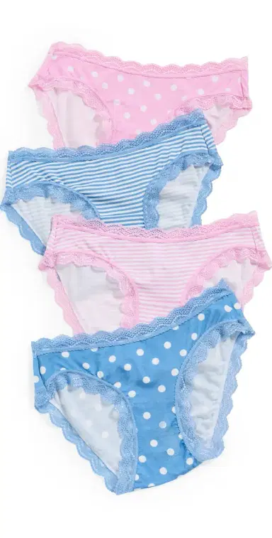 Stripe & Stare The Original Knicker Spots & Stripes 4 Pack Spots & Stripes L | Thumbnail 1