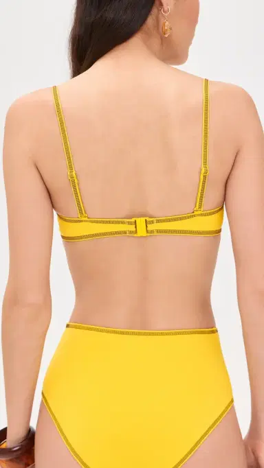 Staud Jo Balconette Bikini Top Sunshine S | Thumbnail 3 Staud Jo Balconette Bikini Top Sunshine S | Thumbnail 3