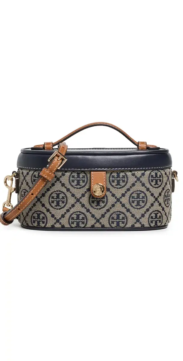 T Monogram Vanity Case Tory Navy One Size