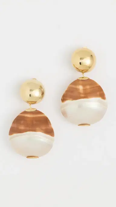 Lizzie Fortunato Rodan Pearl Earrings In Tigre | Thumbnail 2