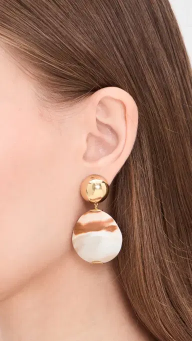 Lizzie Fortunato Rodan Pearl Earrings In Tigre | Thumbnail 3
