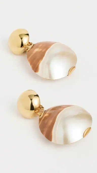 Lizzie Fortunato Rodan Pearl Earrings In Tigre | Thumbnail 4