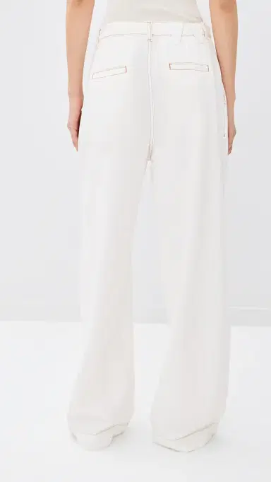 DARKPARK France Pleat Jeans Washed White 29 | Thumbnail 3