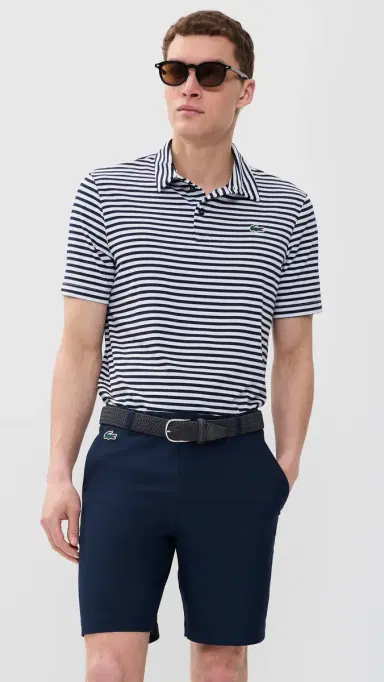 Lacoste Golf Sport Performance Polo Shirt Marine/Blanc | Thumbnail 2 Lacoste Golf Sport Performance Polo Shirt Marine/Blanc | Thumbnail 2