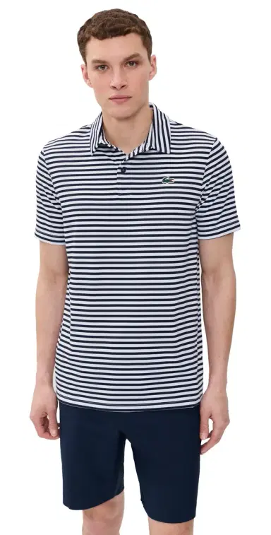 Lacoste Golf Sport Performance Polo Shirt Marine/Blanc | Thumbnail 1 Lacoste Golf Sport Performance Polo Shirt Marine/Blanc | Thumbnail 1