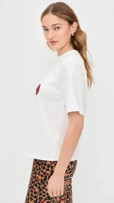 Never Fully Dressed Cherry Boob T-Shirt White | Thumbnail 4 Never Fully Dressed Cherry Boob T-Shirt White | Thumbnail 4