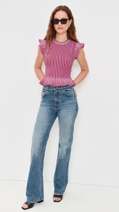 RAILS Bryn Top Berry Stripe | Thumbnail 5 RAILS Bryn Top Berry Stripe | Thumbnail 5