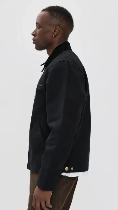 Carhartt WIP Detroit Jacket Black/Rinsed Black L | Thumbnail 4