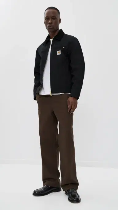 Carhartt WIP Detroit Jacket Black/Rinsed Black L | Thumbnail 5