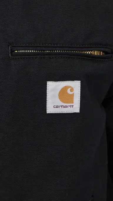 Carhartt WIP Detroit Jacket Black/Rinsed Black L | Thumbnail 6