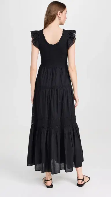 LoveShackFancy Chessie Dress Black S | Thumbnail 3 LoveShackFancy Chessie Dress Black S | Thumbnail 3