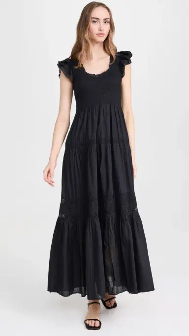 LoveShackFancy Chessie Dress Black S | Thumbnail 5 LoveShackFancy Chessie Dress Black S | Thumbnail 5