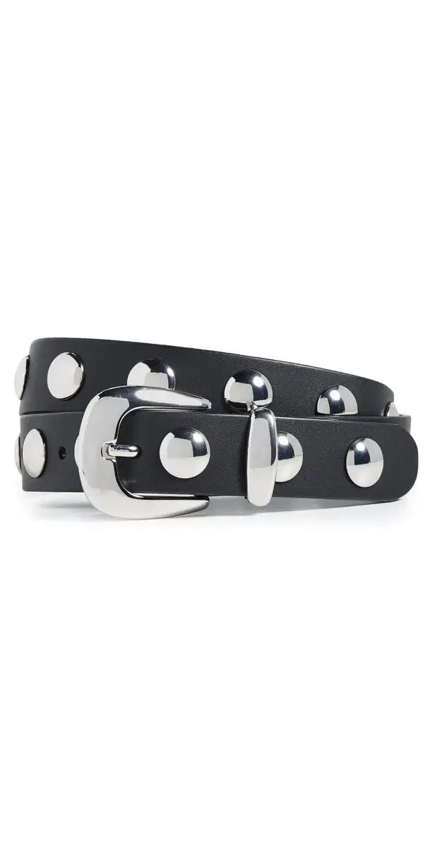 Western tudded Belt True Black