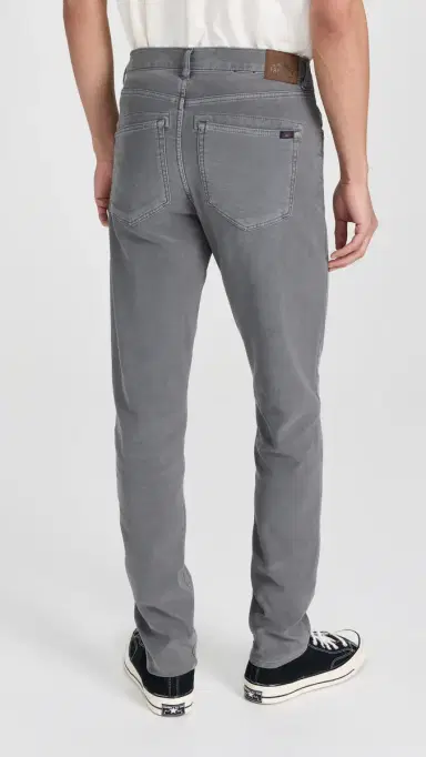 Faherty Stretch Terry 5-Pocket Pants Slate | Thumbnail 3