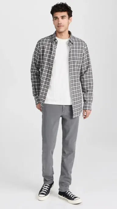 Faherty Stretch Terry 5-Pocket Pants Slate | Thumbnail 5