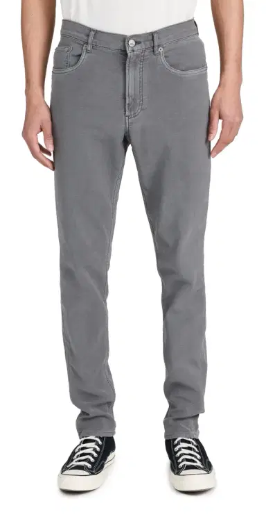 Faherty Stretch Terry 5-Pocket Pants Slate | Thumbnail 1