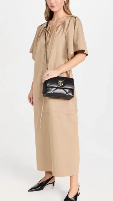 Tory Burch Kira Diamond Quilt Small Convertible Shoulder Bag | Thumbnail 3