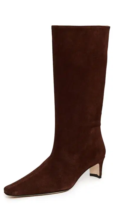 STAUD Midcalf Wally Boots Mahogany | Thumbnail 1 STAUD Midcalf Wally Boots Mahogany | Thumbnail 1