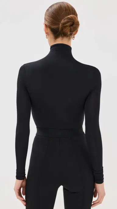 WARDROBE.NYC WARDROBE. NYC RHW Long leeve Thong Bodysuit Black | Thumbnail 3
