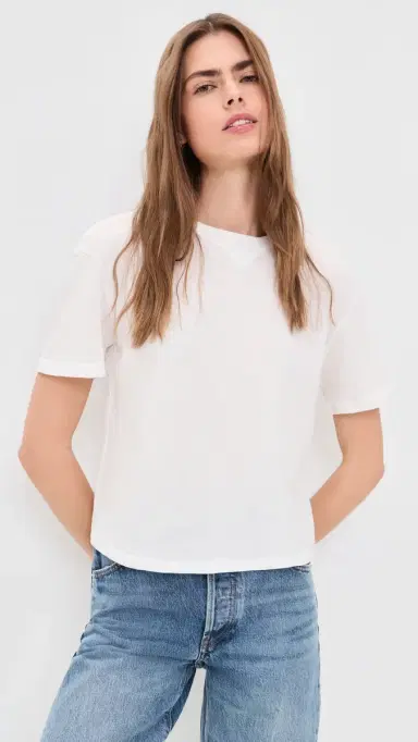 Favorite Daughter The Everyday Short Sleeve Tee White | Thumbnail 2
